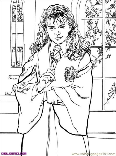 These harry potter coloring pages feature unique and interactive drawings of the characters. Hermione