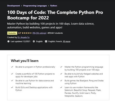 10 Best Python Courses On Udemy 2024 EduReviewer
