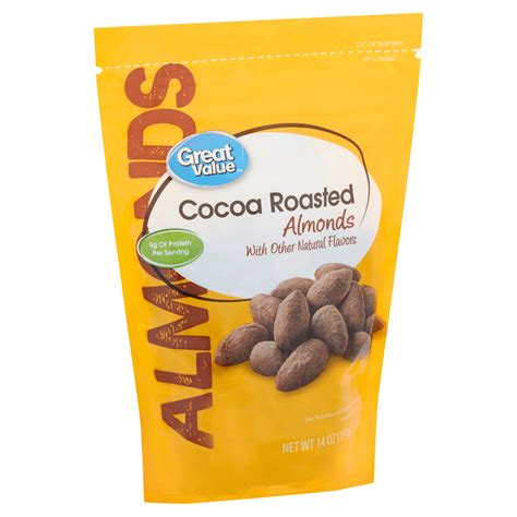 Great Value Cocoa Roasted Almonds 14 Oz