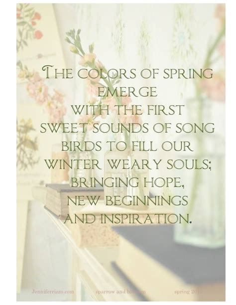 Spring New Beginnings Quotes Quotesgram