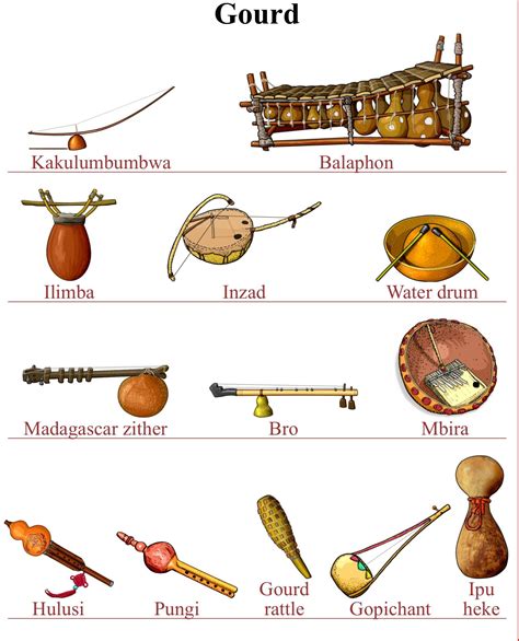 Fotos E Nomes De Instrumentos Indígenas