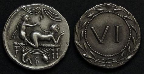 Spintriae Ancient Rome Token With Sexual Acts And Symbols Archeology
