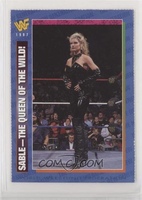 1996 98 Wwf Magazine Cards Base 83 Sable The Queen Of The Wild