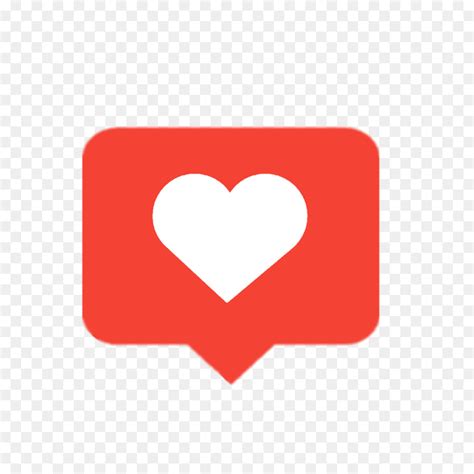 сердце как кнопка Instagram