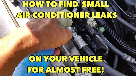 Find A Air Conditioner Leak On Your Vehicle For Almost Free Youtube