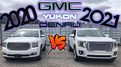 All New 2021 Vs 2020 Gmc Yukon Denali Youtube