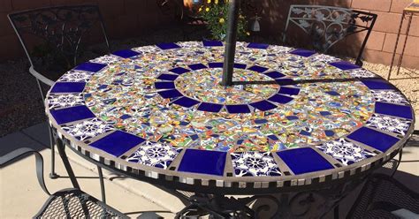 Mosaic Tile Patio Table Hometalk