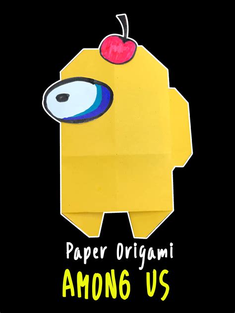 【origami Easy】among Us Origami 3d Easy Step By Step Dpc Origami