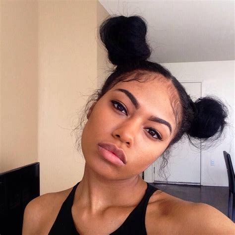 Start by using a comb or your fingers to equally divide your hair (down the middle) into 2 equal sections. Pin by ˗ˏˋ BLACK HOTTIE ˊˎ˗ on Hair | Hair styles, Hair ...