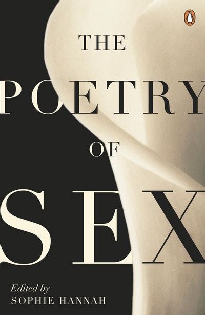 The Poetry Of Sex By Sophie Hannah Penguin Books Australia Free