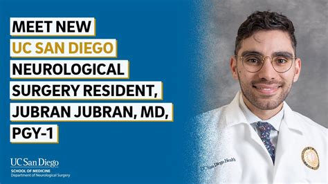 Meet Neurosurgery Resident Jubran Jubran Md Pgy 1 Youtube