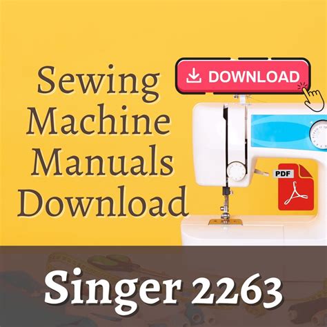 Singer 2263 Instructions Manual Singer Simple 2263 Sewing Etsy