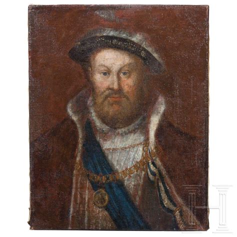 An English Portrait Of King Henry Viii 18th19th Century