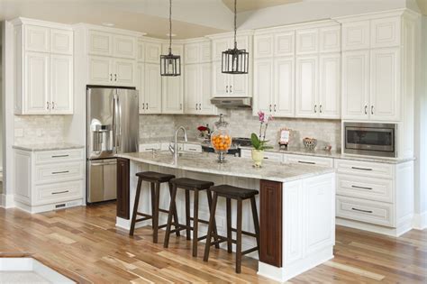 Below is our classic kitchen project portfolio. Say "Hi!" to a Classic White Kitchen with Unique Cabinets ...