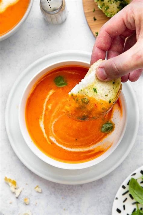Tomato Soup With Fresh Tomatoes Recipe Recipes Summer Soup Recipes