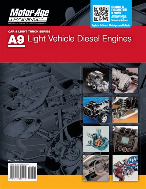 Ase Test Prep A9 Light Vehicle Diesel Engine Motor Age Training