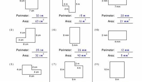 What Do You Know About Area And Perimeter? Worksheets | 99Worksheets