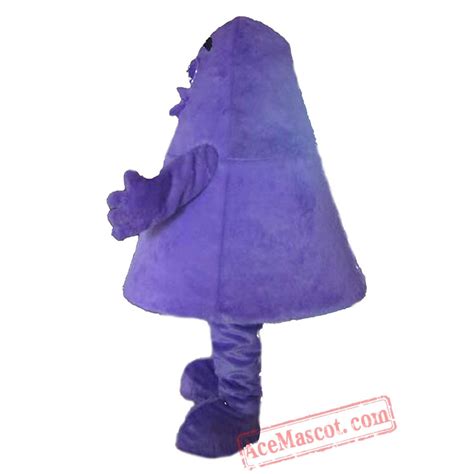 Grimace Purple Monster Mascot Costume