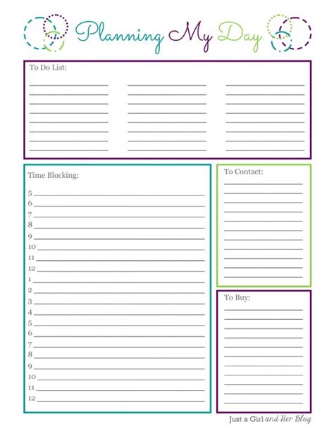 Best Images Of Printable Daily Planner To Do List Worksheet