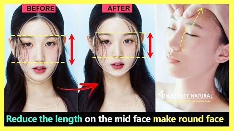 3 Steps How To Shorten Your Mid Face Reduce Face Length Make Your