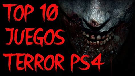 Ahí comienza el juego mortal, en el que muere todo aquel que. TOP 10 Mejores juegos de TERROR PS4 - YouTube
