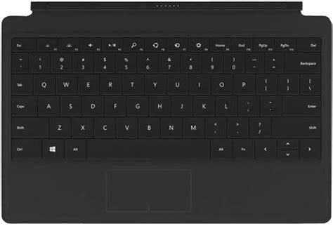 Microsoft Type Cover 2 Qwerty Uk Keyboard Charcoal Black For Microsoft