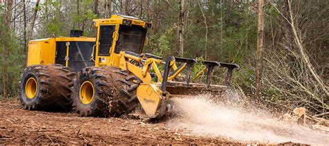 M G Mulcher Land Clearing Tree Mulcher Tigercat Forestry