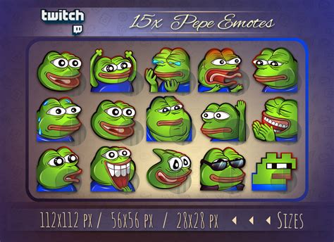Pepe Meme Emote For Twitch Discord Or Youtube Twitch Emotes Pepe Emotes