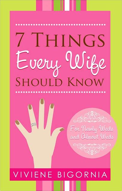 Book Review 7 Things Every Wife Should Know Chic Mix