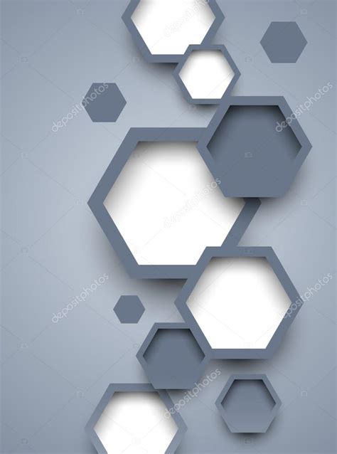 Abstract Background With Hexagons Stock Vector Image By ©denchik 22910492