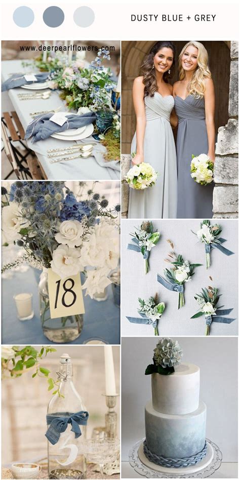 Top 7 Dusty Blue Wedding Color Combos For 2021 Deer Pearl Flowers