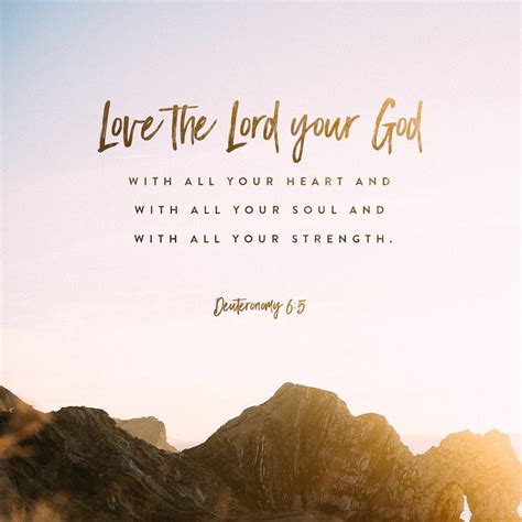 Daily Bible Verse On Twitter Love The Lord Your God With All Your