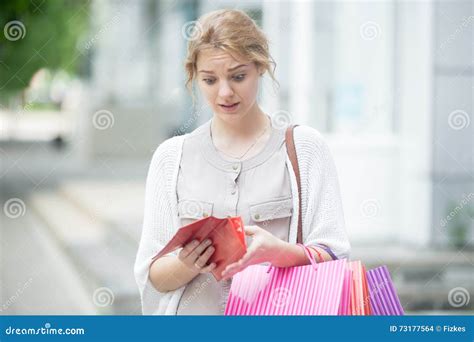 Out Of Cash Lost Money Being Broke Concept Stock Photo Image Of