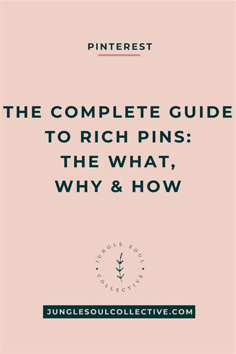 Social Media Infographic The Complete Guide To Rich Pins What Are