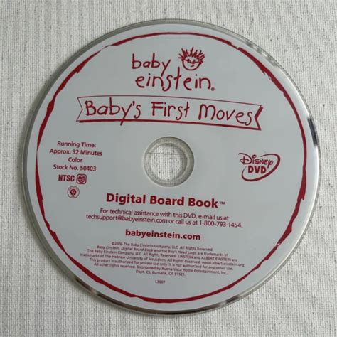Disneys Baby Einstein Babys First Moves Dvd 2007 Dvd