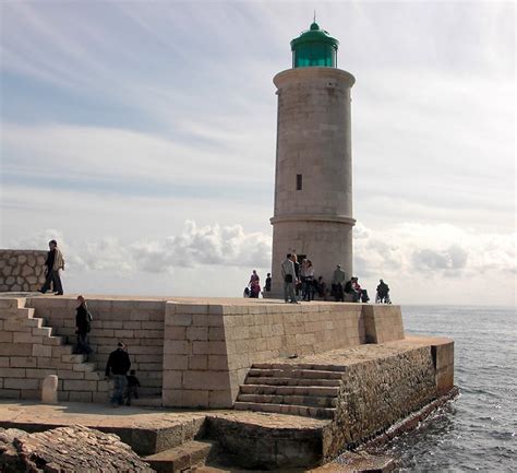 South Coast Of France Cote Dazur Cassis Breakwater Lighthouse