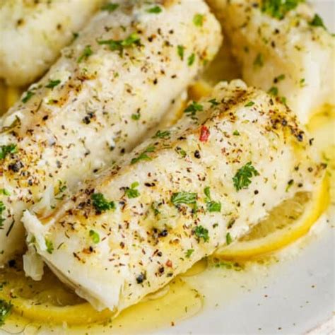 Lemon Garlic Butter Baked Cod Spend With Pennies