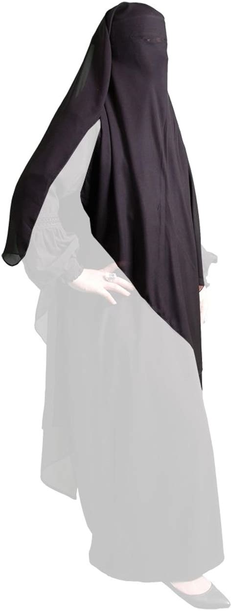 Triangel Niqab Burka Schwarz Dreieck Muslim Jilbab Abaya Hijab Islamische Kleidung 11 0001