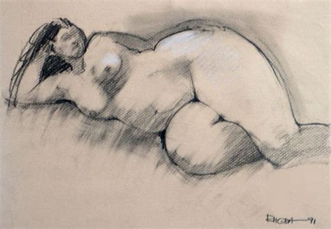 Reclining Nude Rhoda Draws