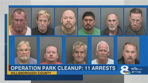 11 men arrested for exhibiting soliciting lewd acts in hillsborough co