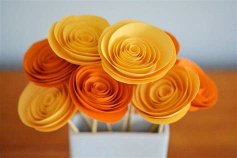 64 Easy Ways To Make Diy Paper Flowers For Gorgeous Decor Rolled