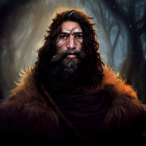 Prompthunt Druid Fantasy Character Grim Hairy Face Very Hairy