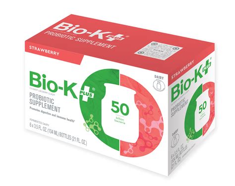 Drinkable Dairy Probiotic Strawberry Bio K