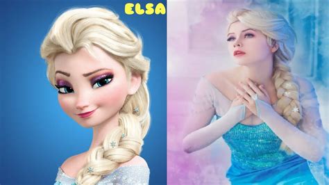 Frozen Real Life Characters Frozen In Real Life Youtube