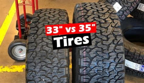 Height Difference In Tires