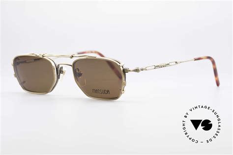 Sonnenbrillen Matsuda 2882 Vintage Brille Mit Sonnenclip Vintage Sunglasses