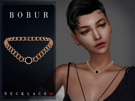 Chain Necklace By Bobur Created For The Sims 4 Emily Cc Finds