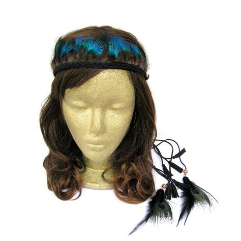 Feather Headband Indian Feather Headband Native By Curtainroad