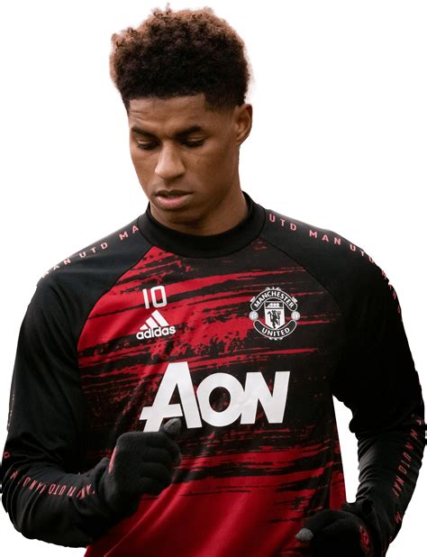Marcus Rashford Manchester United football render - FootyRenders