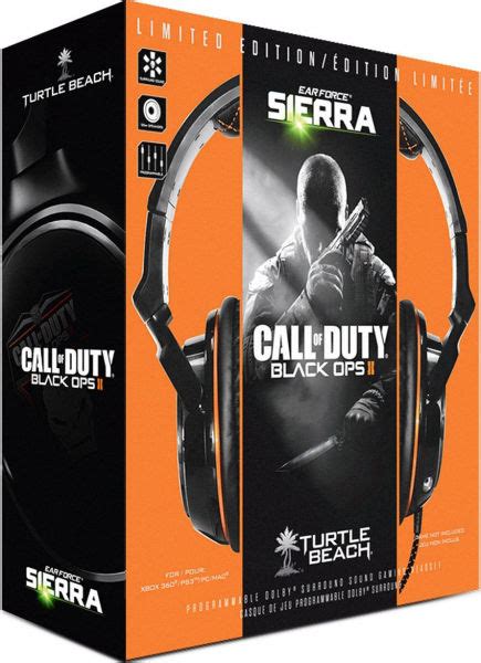 Turtle Beach Call Of Duty Black Ops Ear Force Sierra Headset Games